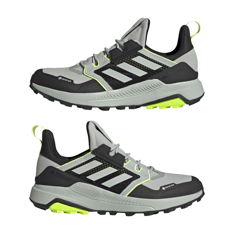 Adidas Men's Terrex Trailmaker Gore-Tex Hiking Shoes in Wonder Silver/Lucid Lemon-8