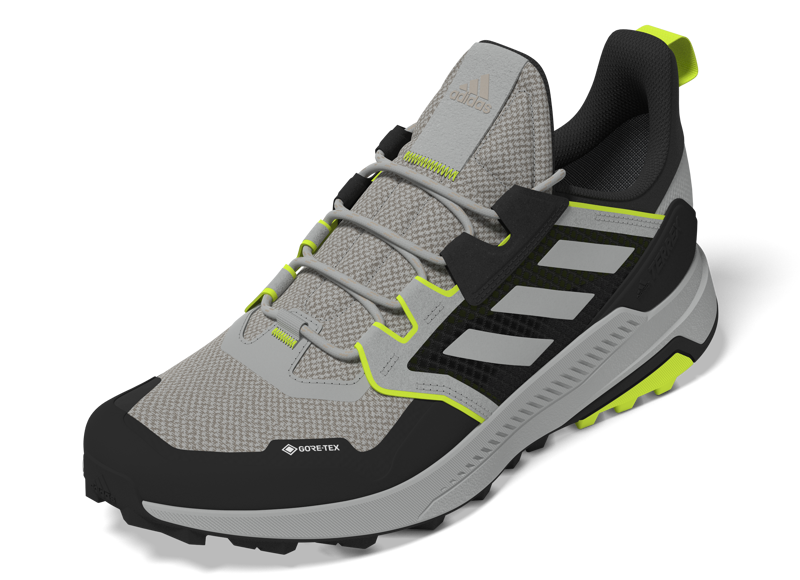 Adidas Men's Terrex Trailmaker Gore-Tex Hiking Shoes in Wonder Silver/Lucid Lemon-9