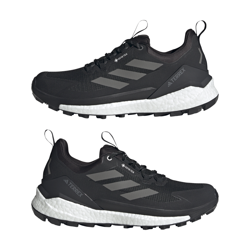 Adidas Men's Terrex Free Hiker 2 Low Gore-Tex Hiking Shoes in Core Black/Grey Four/Cloud White-7