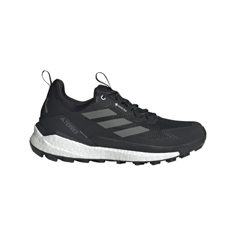 Adidas Men's Terrex Free Hiker 2 Low Gore-Tex Hiking Shoes in Core Black/Grey Four/Cloud White