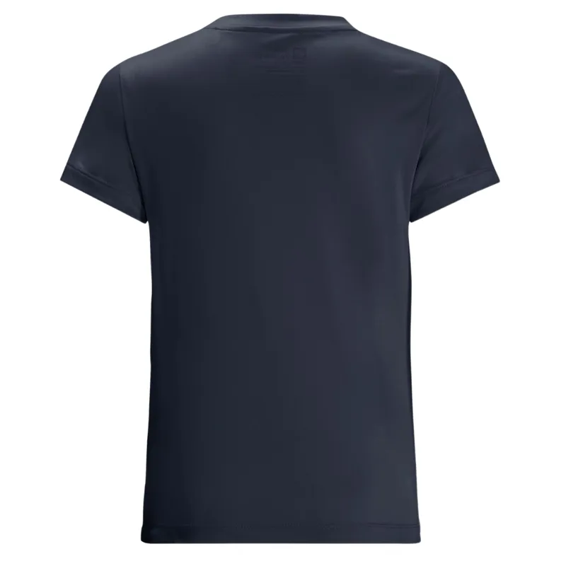 Jack Wolfskin Kid's Active Solid T-Shirt in Night Blue-1