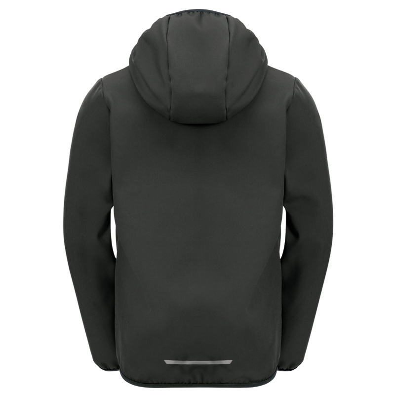 Jack Wolfskin Kid's Fourwinds Jacket in Granite Black-1