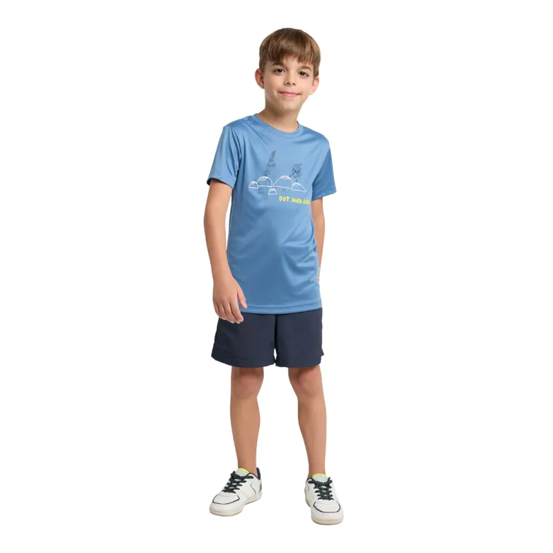 Jack Wolfskin Kid's Sun Shorts in Night Blue-1