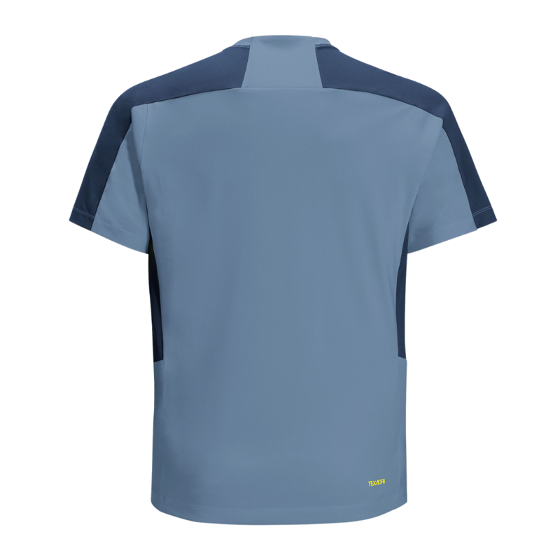 Jack Wolfskin Men's Narrows Short Sleeve T-Shirt in Elemental Blue-1