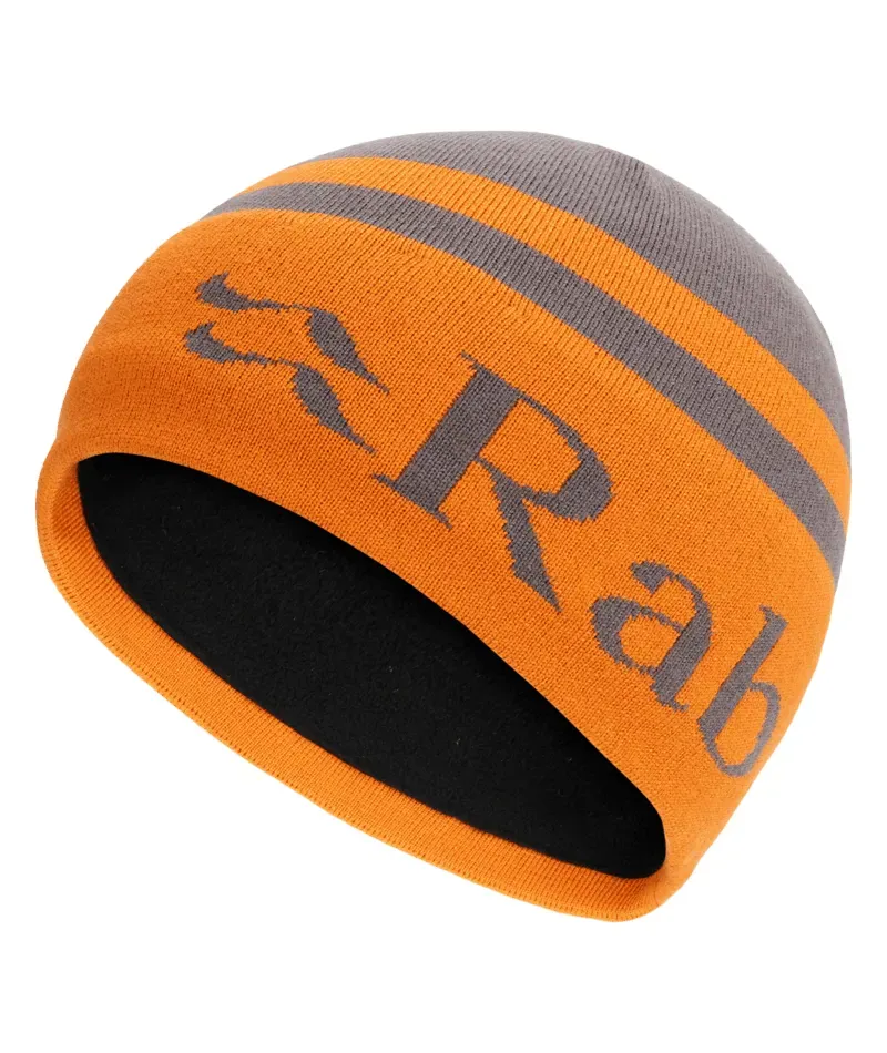 Rab Unisex Logo Band Beanie in Graphene/Marmalade