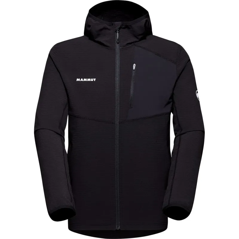 Mammut Men's Madris Light ML Hooded Jacket in Black
