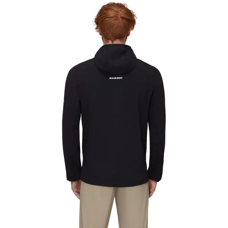 Mammut Men's Madris Light ML Hooded Jacket in Black-2