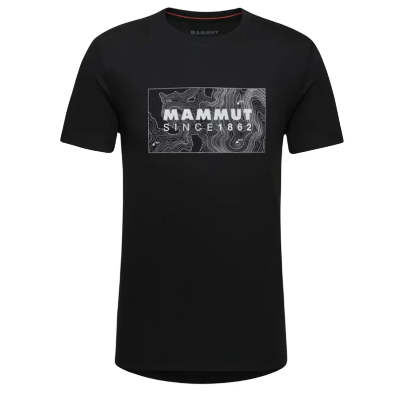 Mammut Men's Core Unexplored Short Sleeve T-Shirt in Black