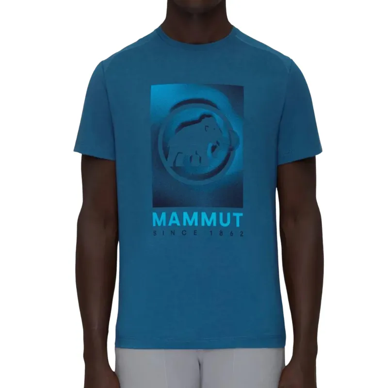 Mammut Men's Trovat Brand T-Shirt in Deep Ice-1