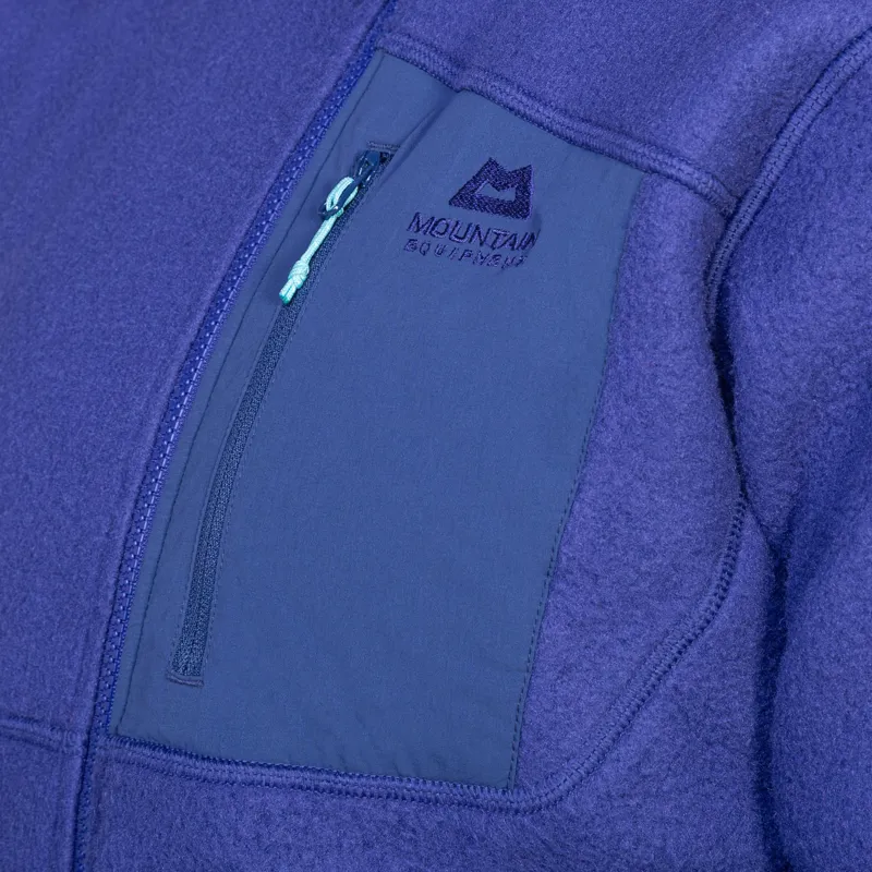 Mountain Equipment Women's Highpile Jacket in Amethyst/Medieval Blue-1