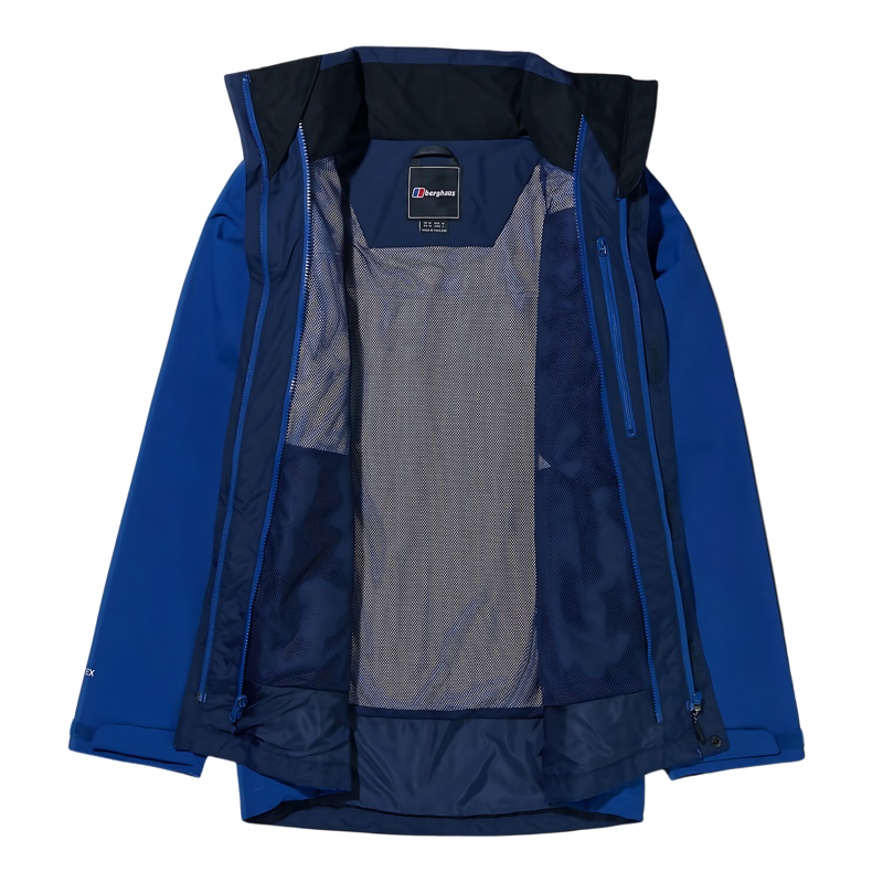 Berghaus Men's Hillwalker InterActive Shell Jacket in Blue/Dark Blue-2