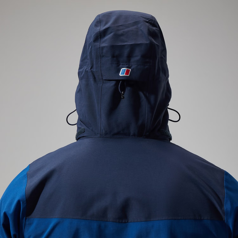 Berghaus Men's Hillwalker InterActive Shell Jacket in Blue/Dark Blue-5