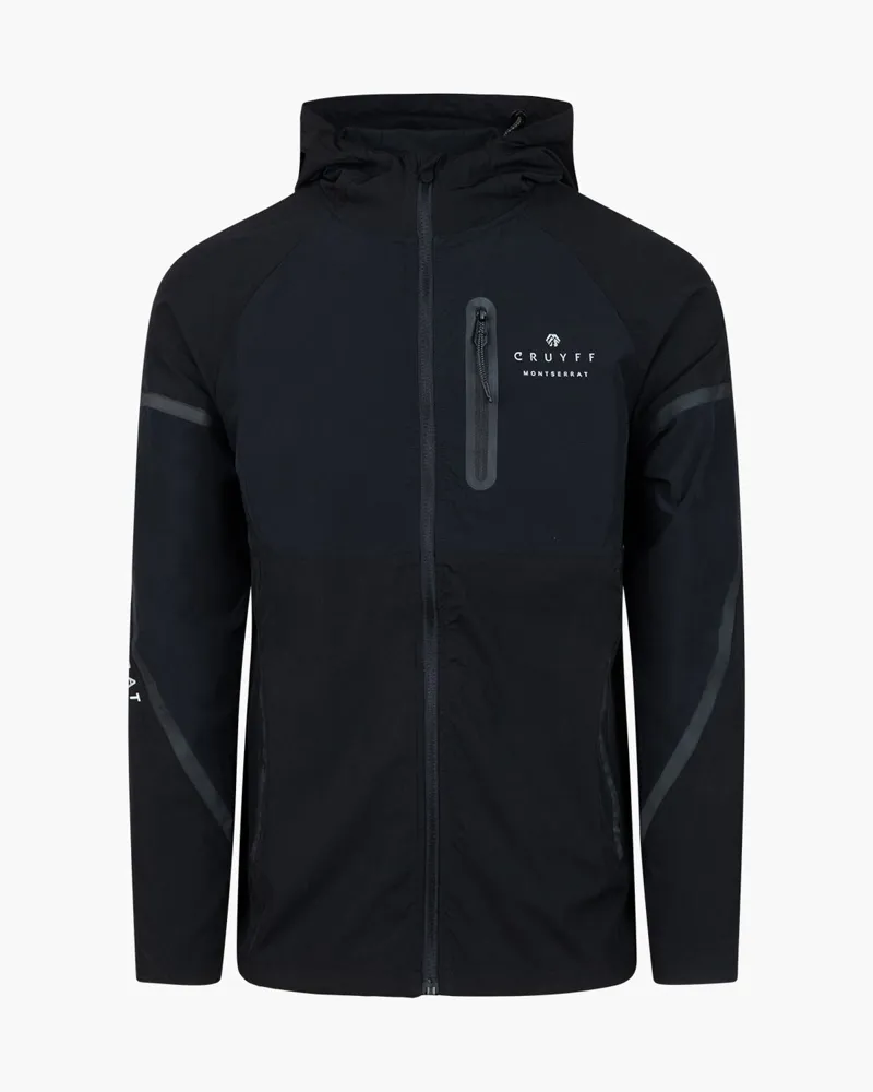 Cruyff Men's Montserrat Full Zip Hood in Black