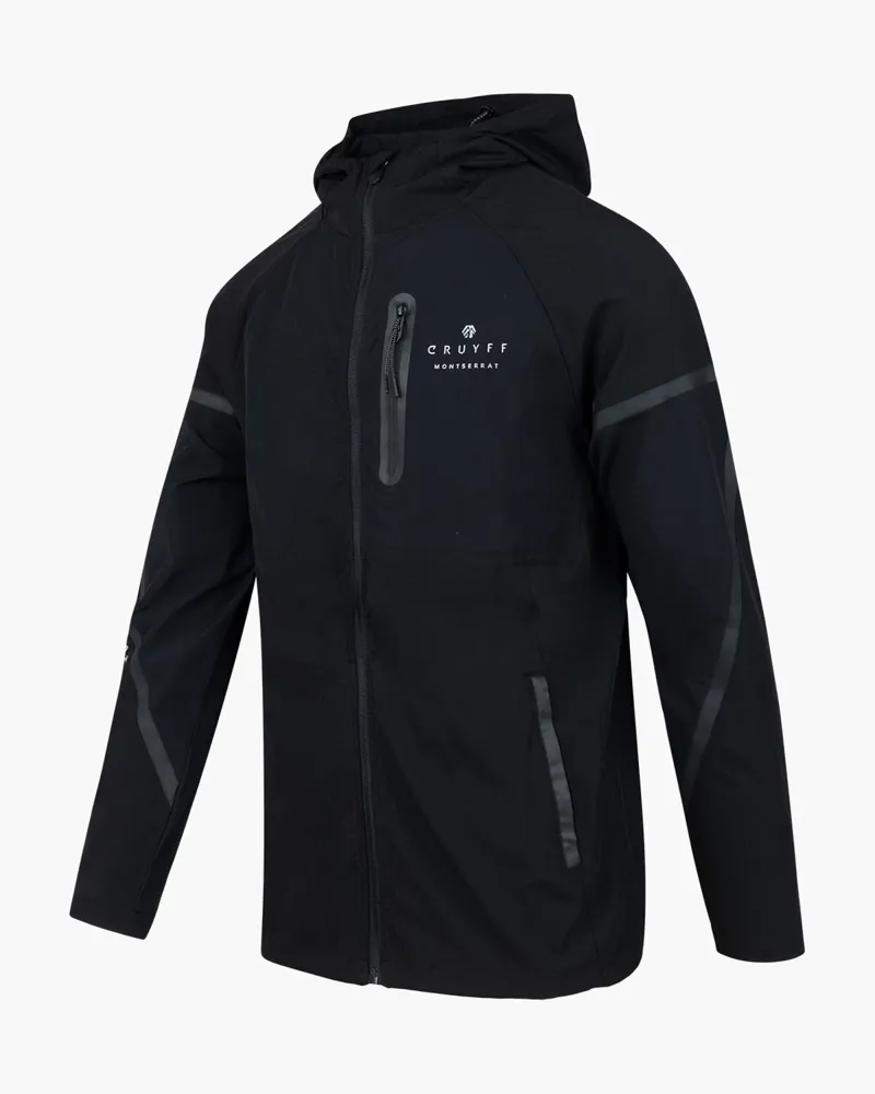 Cruyff Men's Montserrat Full Zip Hood in Black-1