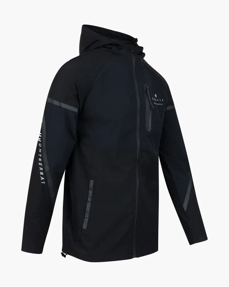 Cruyff Men's Montserrat Full Zip Hood in Black-2