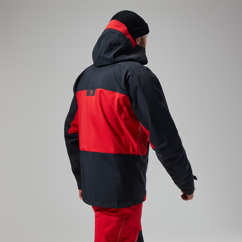 Berghaus Men's MTN Seeker Gore-Tex Jacket in Black/Goji Berry-4