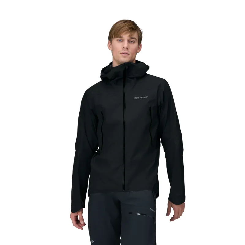 Norrona Men's Falketind Gore-Tex Jacket in Caviar Black-3