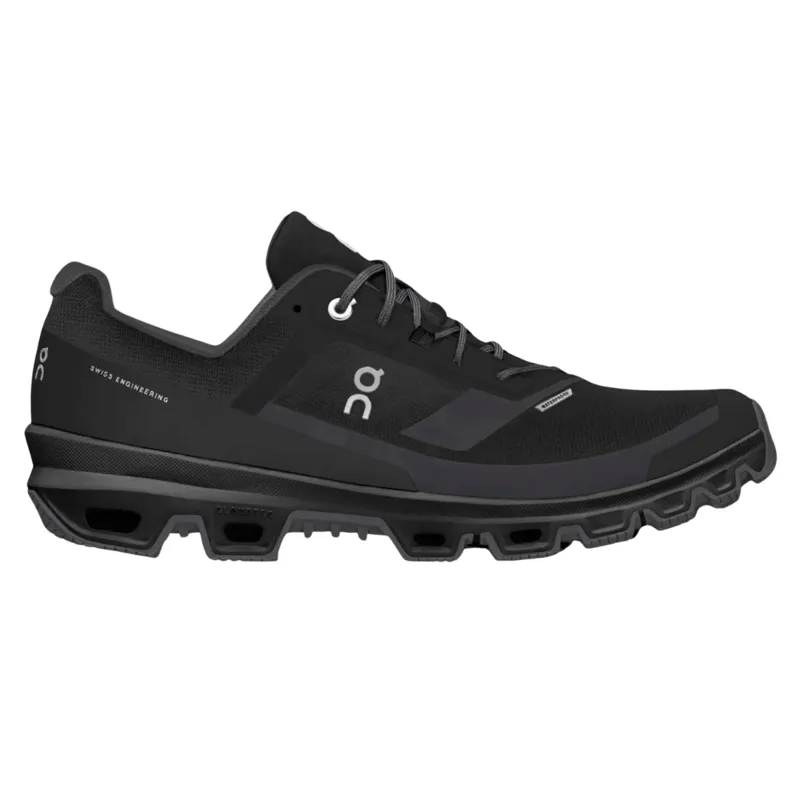 On Running Women's Cloudventure Waterproof Shoes in Black