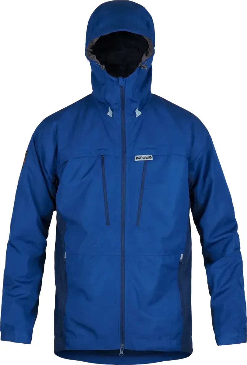 Paramo Men's Bentu Windproof Jacket in Cobalt/Midnight