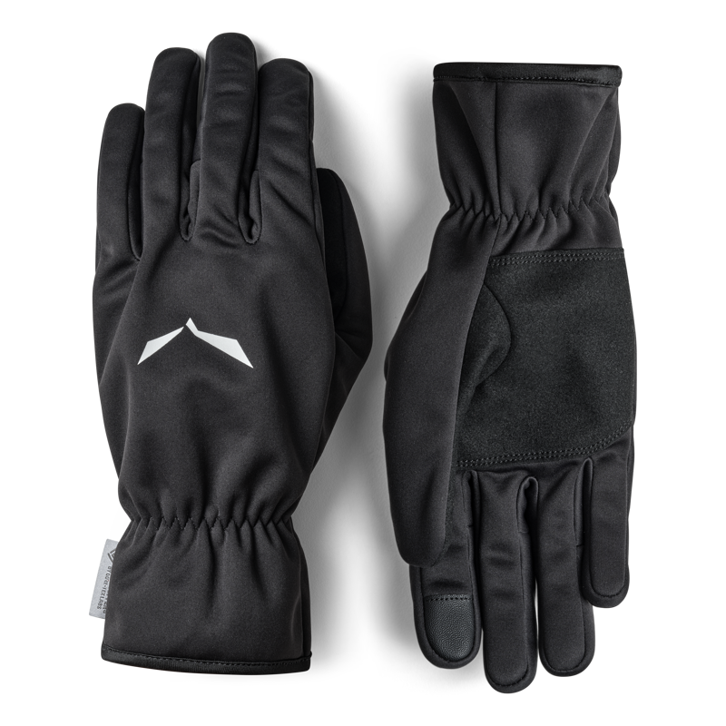 Salewa Windstopper EPE Finger Gloves in Black Out