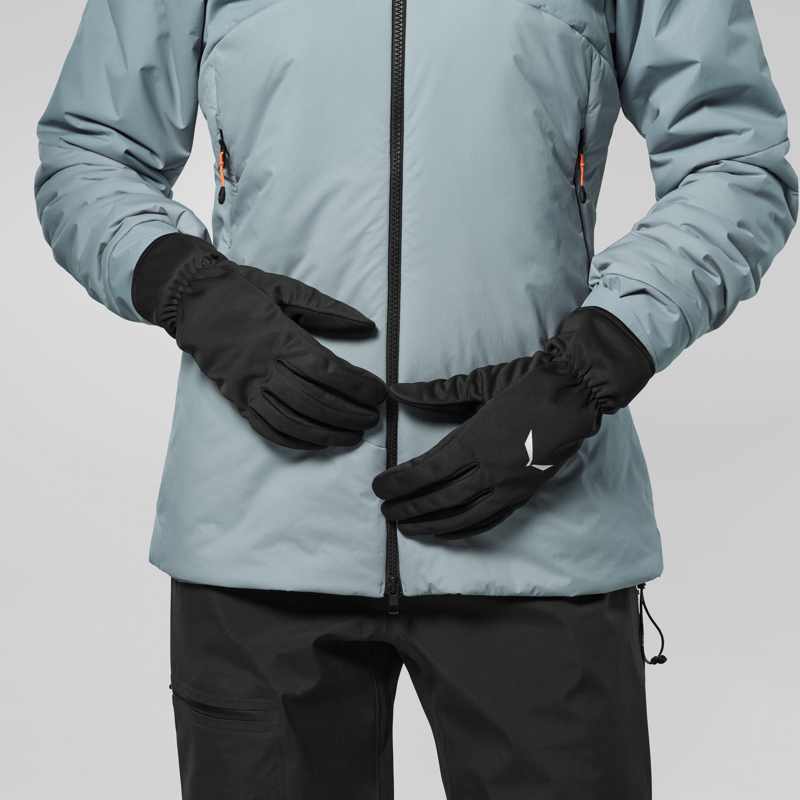 Salewa Windstopper EPE Finger Gloves in Black Out-2