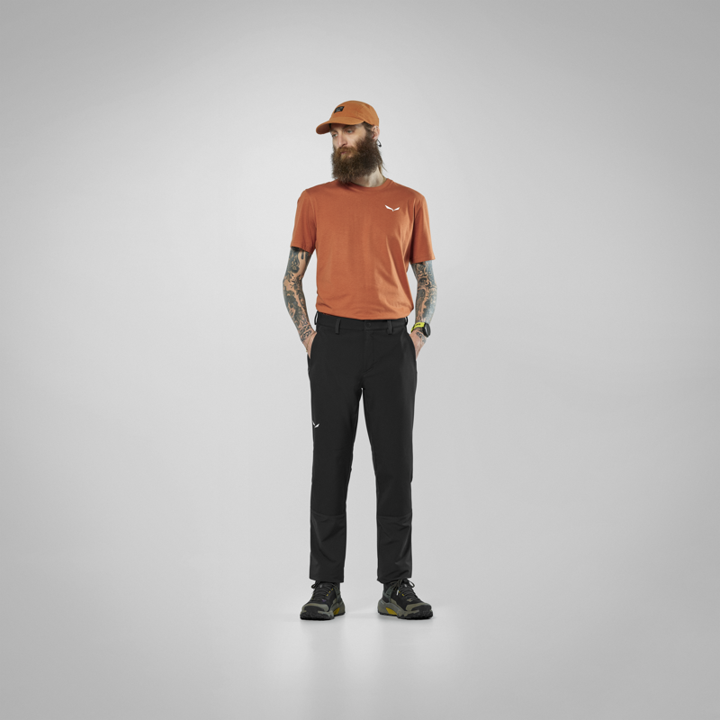 Salewa Men's Puez Dolomia 2 Pants in Black Out-3