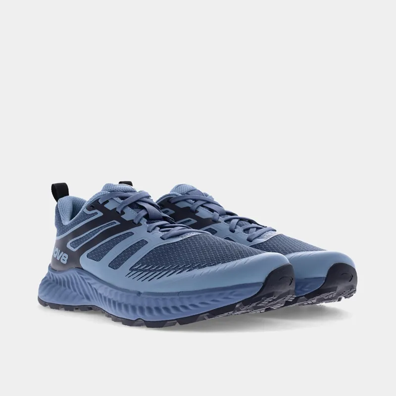 Inov-8 Men's TrailFly in Blue Grey/Black/Slate-3