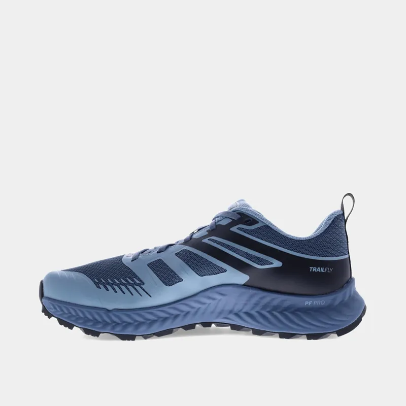 Inov-8 Men's TrailFly in Blue Grey/Black/Slate-1