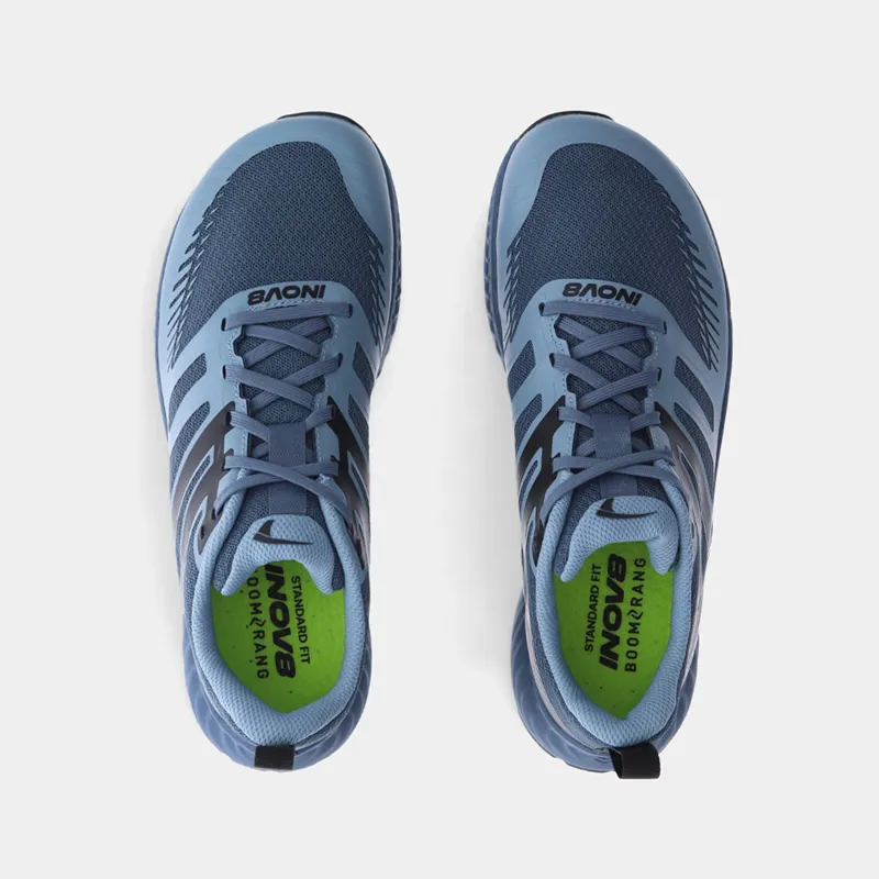 Inov-8 Men's TrailFly in Blue Grey/Black/Slate-5