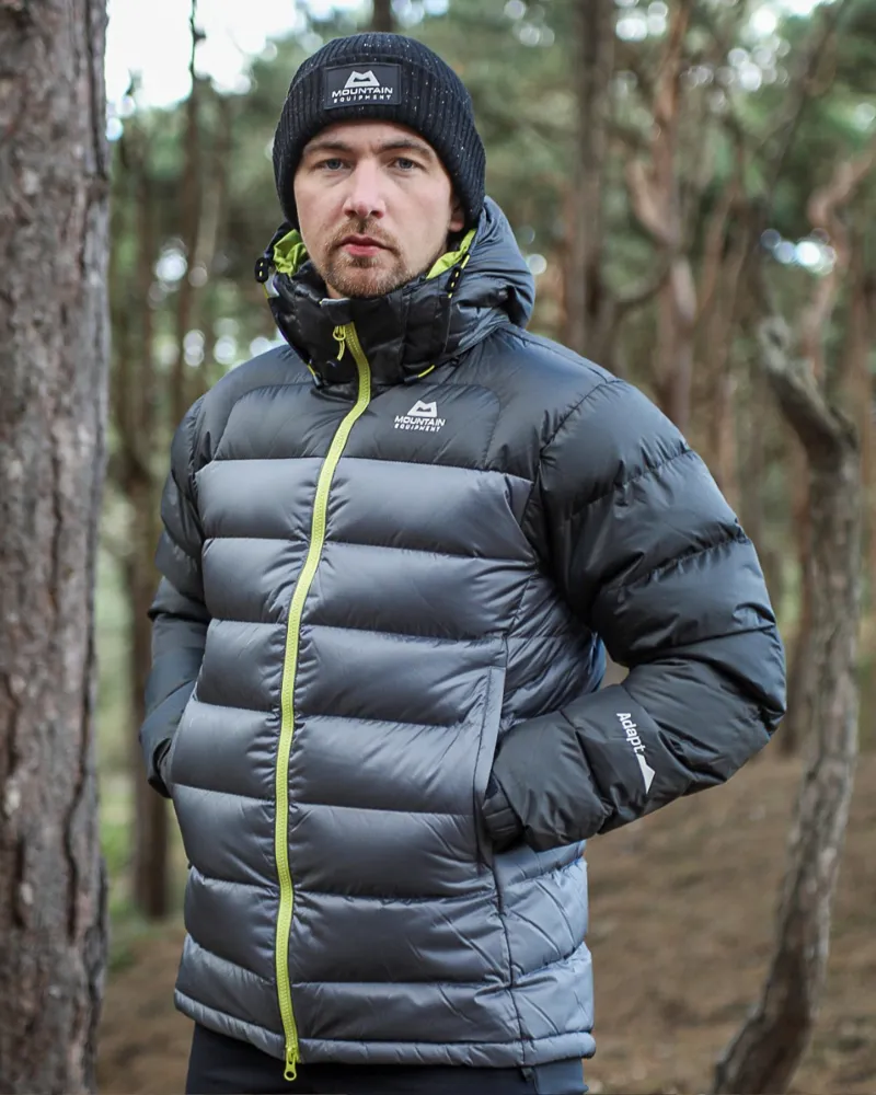 Mountain Equipment Men's Lightline Block Jacket in Mercury/Graphite/Citronella-1