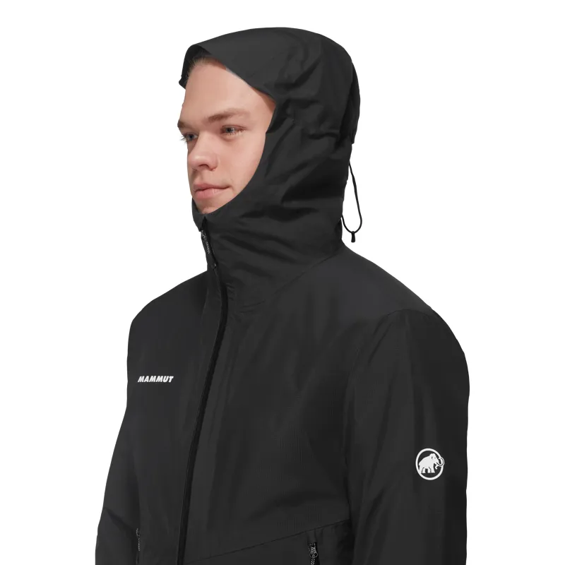 Mammut Men's Alto Light 3-in-1 HS Hooded Jacket in Black/Black-6