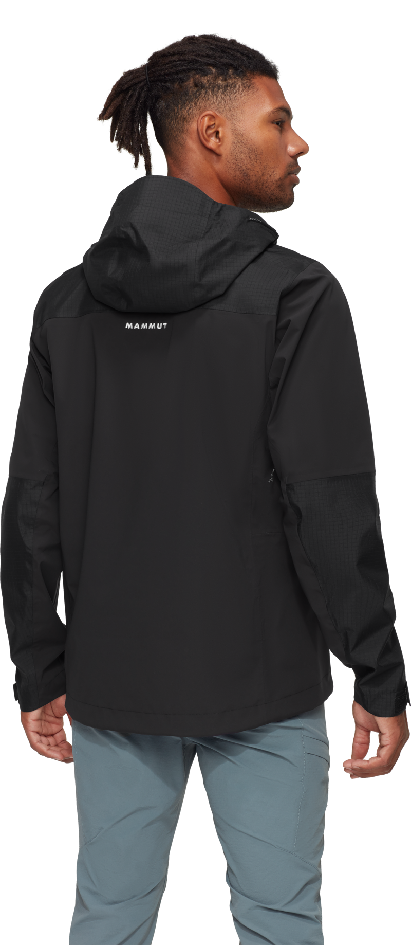 Mammut Men's Ducan Guide HS Hooded Jacket in Black-1