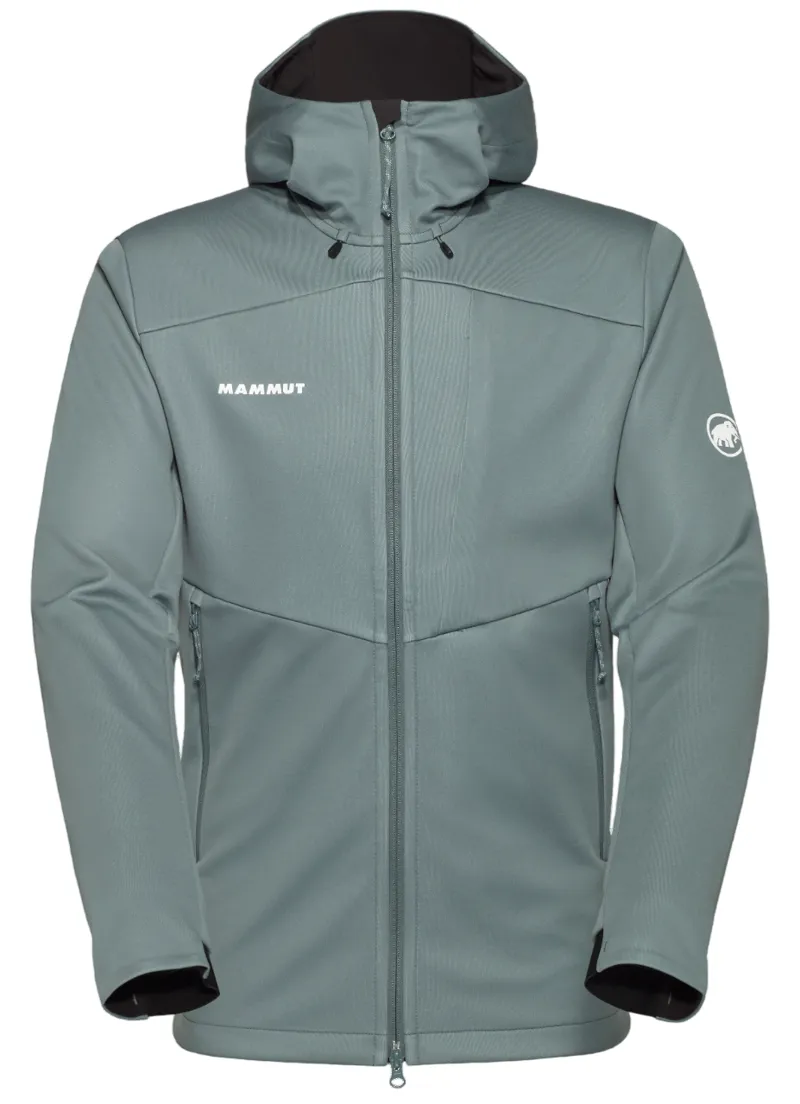 Mammut Men's Ultimate VII SO Hooded Jacket in Strata