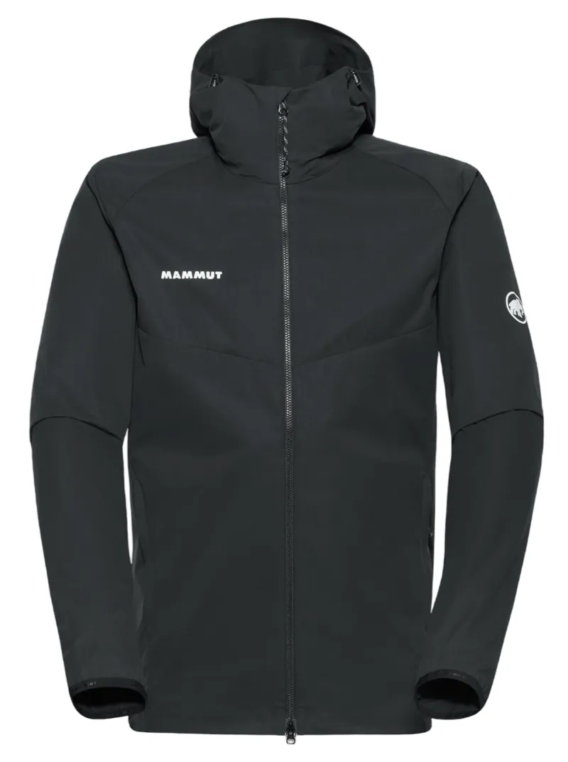 Mammut Men's GRANITE SO Hooded Jacket in Black