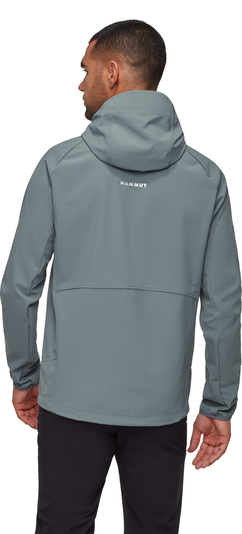 Mammut Men's Ultimate Comfort SO Hooded Jacket in Strata-1
