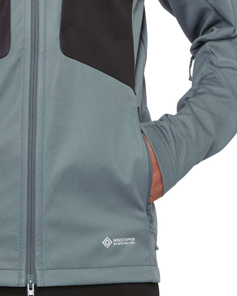 Mammut Men's Ultimate VIII SO Hooded Jacket in Strata/Black-5