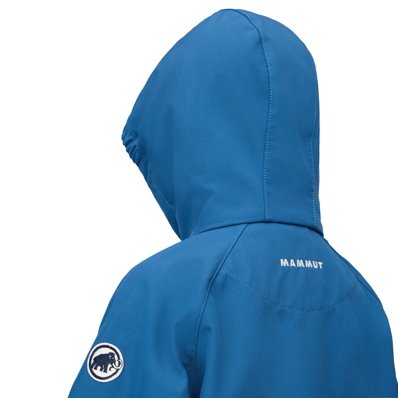 Mammut Kid's Ultimate Comfort SO Hooded Jacket in Tschiel-2