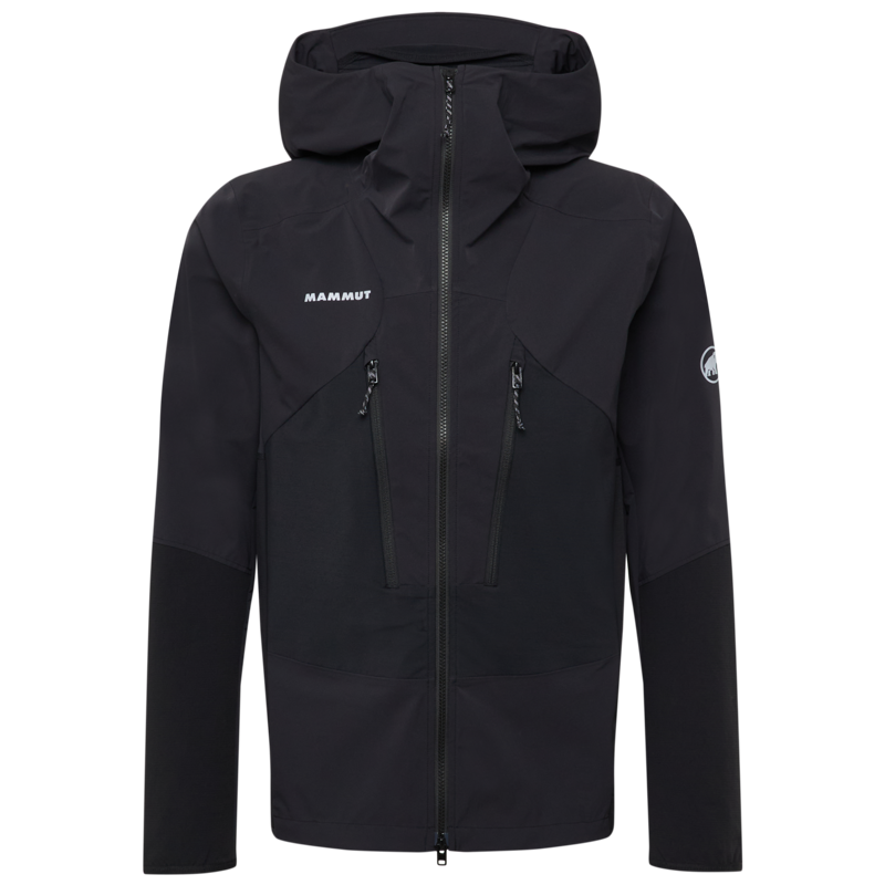 Mammut Men's Aenergy Pro SO Hybrid Hooded Jacket in Black