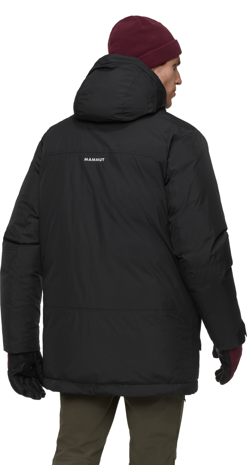 Mammut Men's Arctic IN Hooded Parka in Black-3