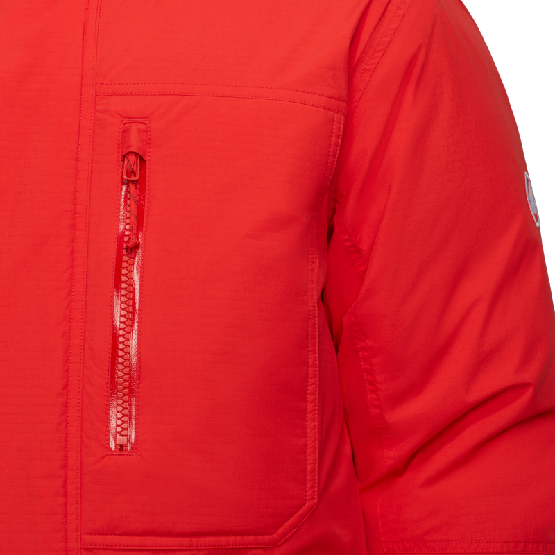 Mammut Men's Arctic IN Hooded Parka in Red-6
