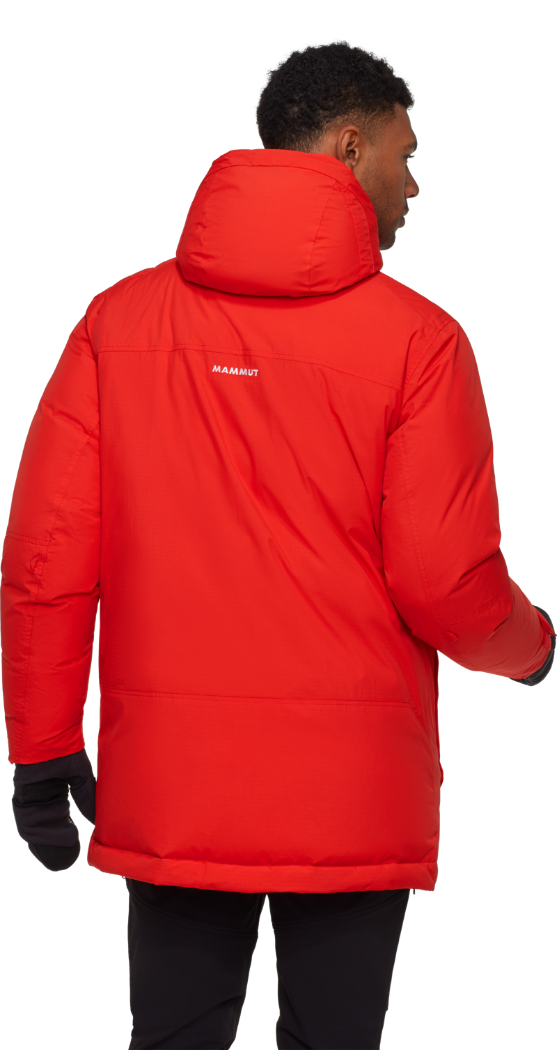 Mammut Men's Arctic IN Hooded Parka in Red-3