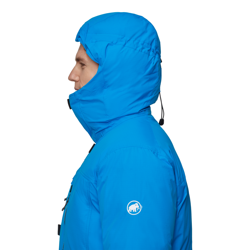 Mammut Men's Arctic IN Hooded Parka in Glacier Blue/Black-4