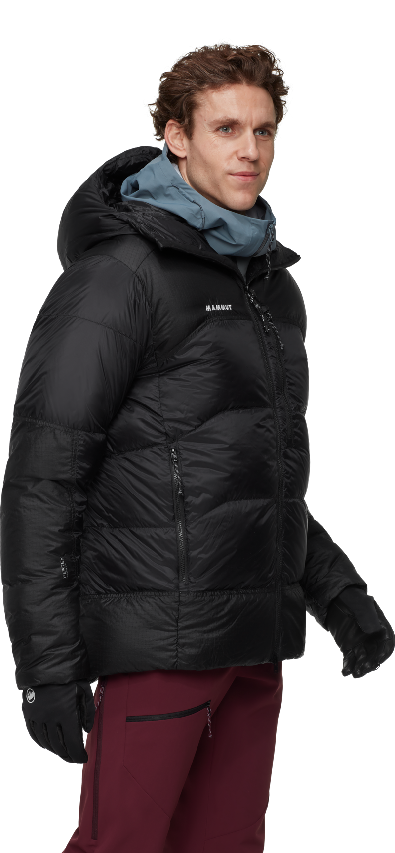 Mammut Men's Taiss Pro Belay IN Hooded Jacket in Black-3