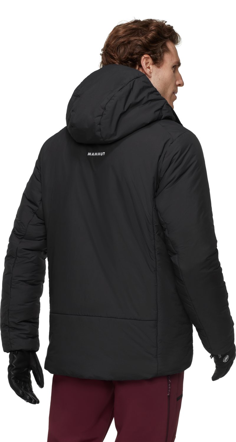 Mammut Men's Rime Pro Belay IN Hooded Jacket in Black-3