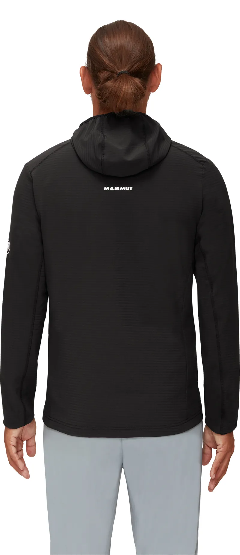 Mammut Madris Light ML Hooded Jacket in Black-4