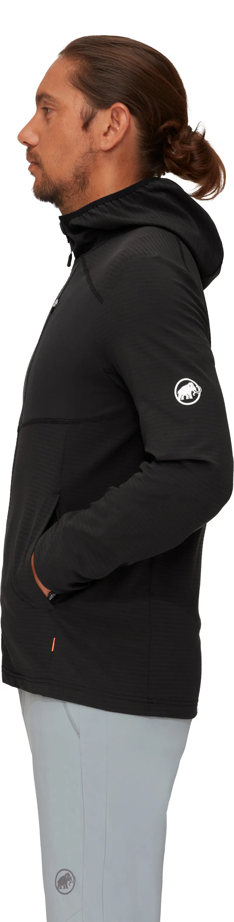 Mammut Madris Light ML Hooded Jacket in Black-3