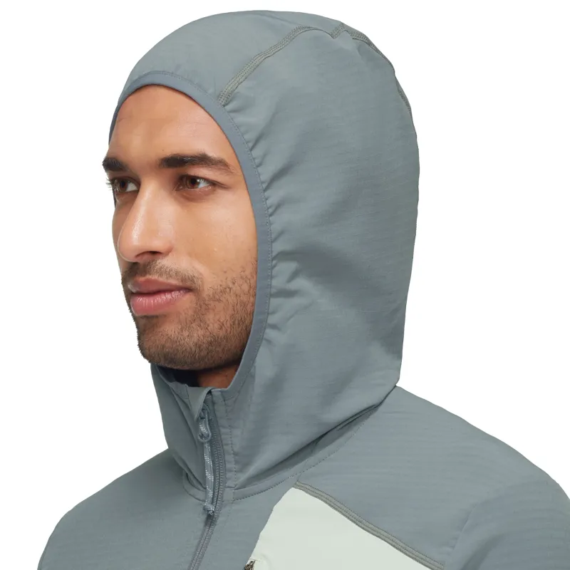 Mammut Men's Madris Light ML Hooded Jacket in Strata/Silver Sage-1