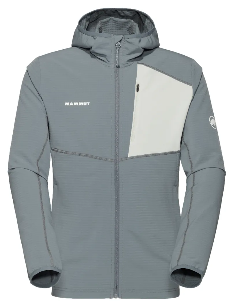 Mammut Men's Madris Light ML Hooded Jacket in Strata/Silver Sage