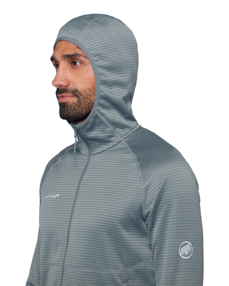 Mammut Men's Crag ML Hooded Jacket in Strata-5