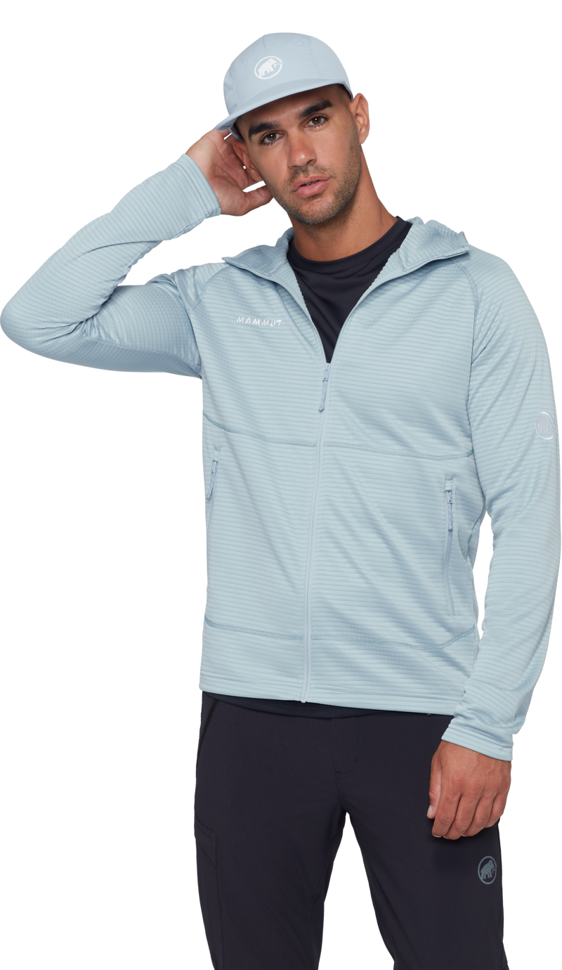 Mammut Men's Crag ML Hooded Jacket in Nebla-1